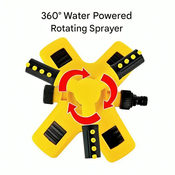 360° Rotating Lawn Sprinkler Garden Irrigation