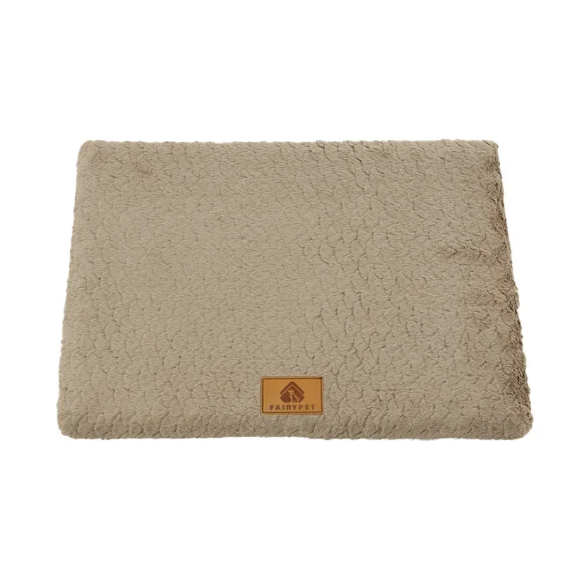 Memory Foam Pet Bed with Removable Washable Faux Fur Cover Orthopedic Waterproof Dog Bed for Crate Anti-Slip Bottom Dog Beds