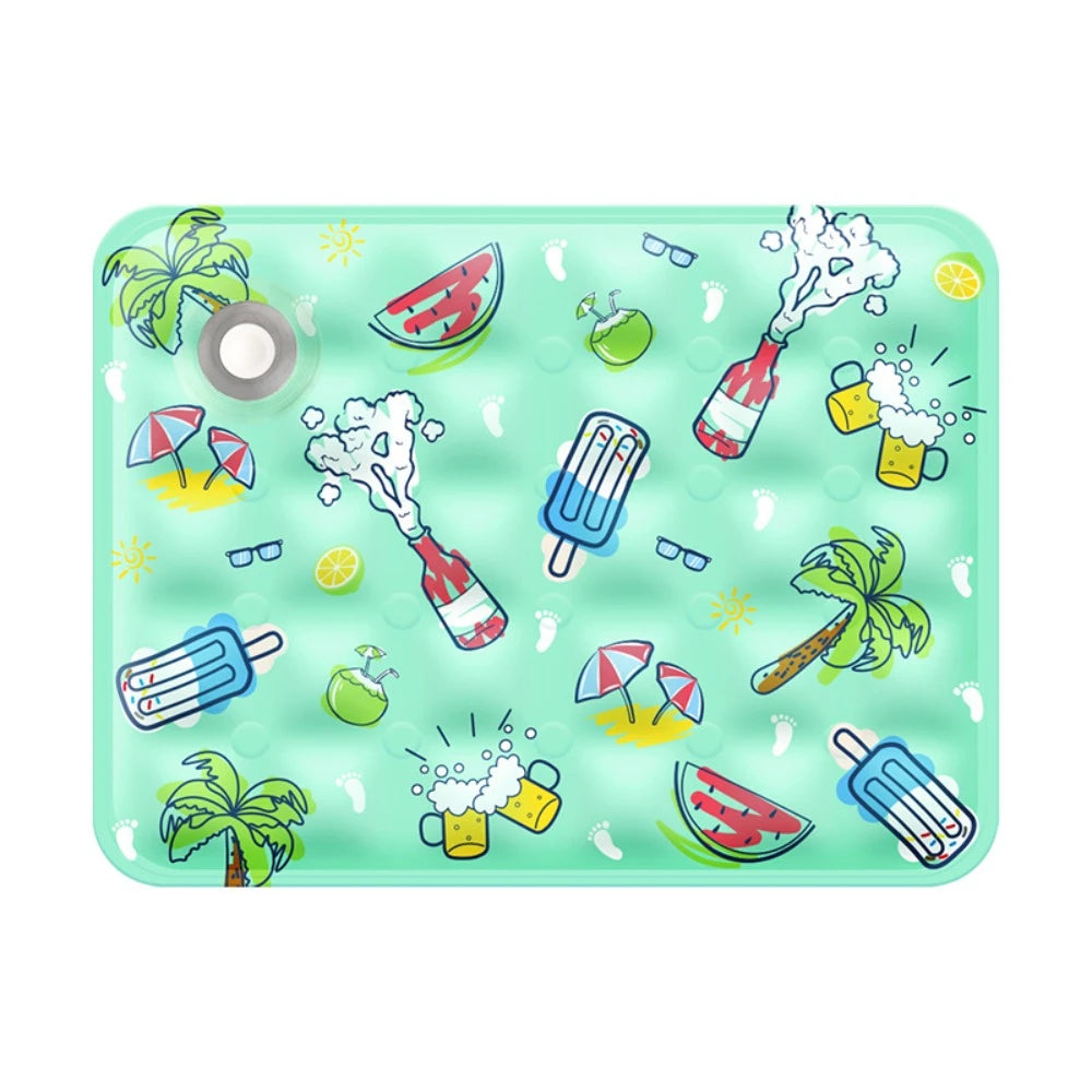 Floor Mat Cool Pet Cooling Mat Ice Gel Self Added Water Dog Cold Bed Mat Portable Durable Pet Ice Cushion for Small Big Dogs