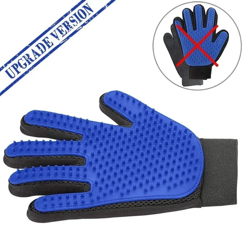 1/10 PCS Pet Silicone Grooming Gloves Effective Hair Remover Comb for Cats Dogs Bath Cleaning and Daily Shedding Control at Home