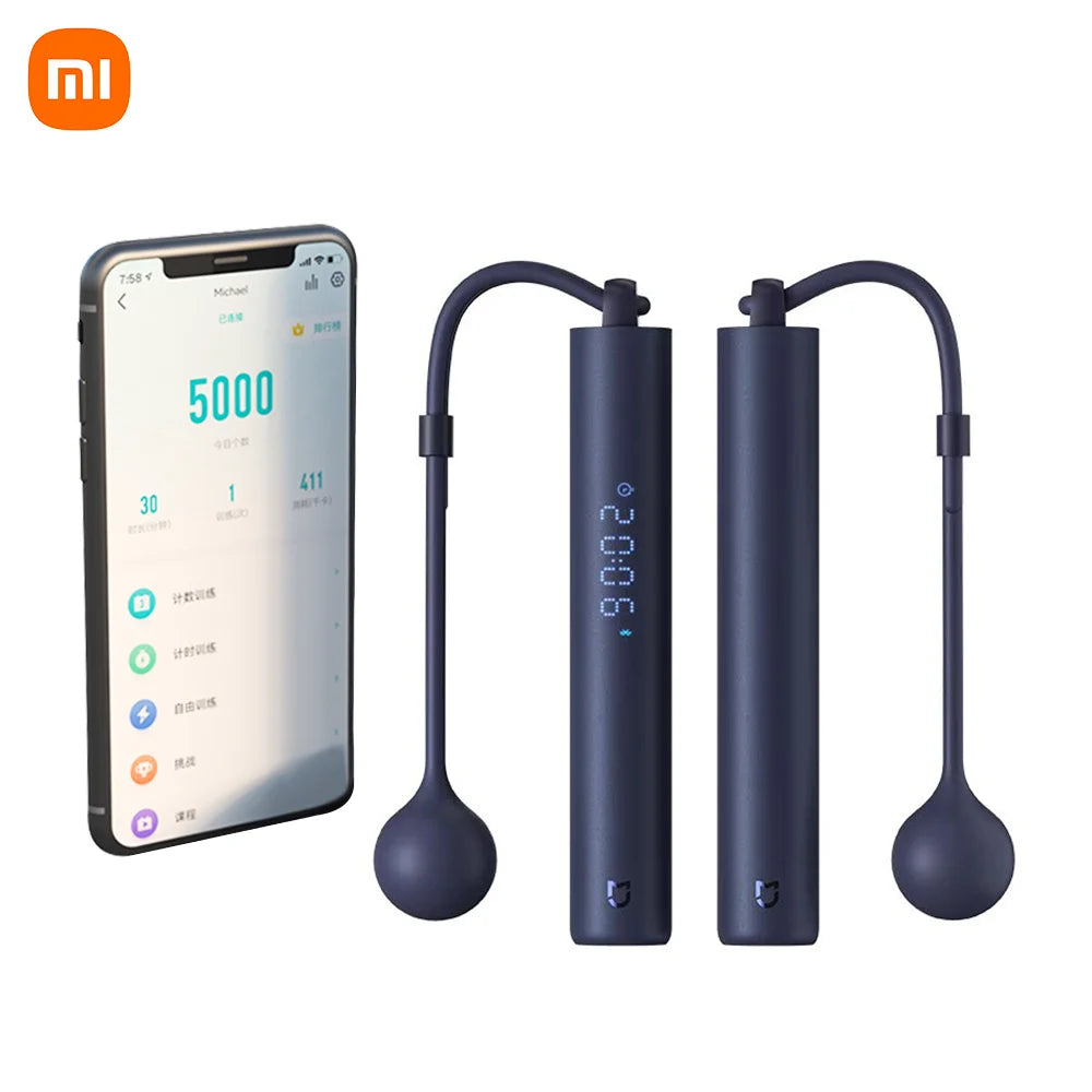 Mijia Smart Skipping Jump Rope Digital Counter with App Adjustable Calorie Calculation Sport Fitness Exercise Lose Weight