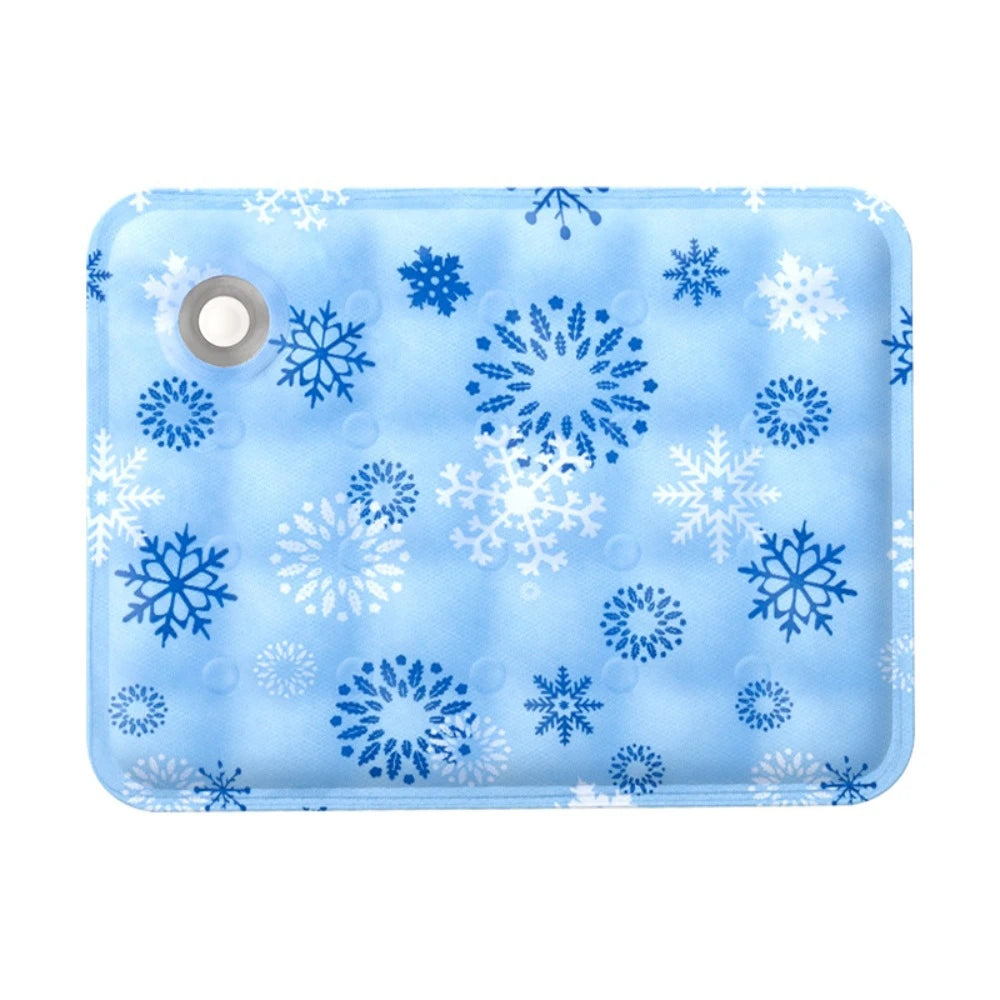 Floor Mat Cool Pet Cooling Mat Ice Gel Self Added Water Dog Cold Bed Mat Portable Durable Pet Ice Cushion for Small Big Dogs
