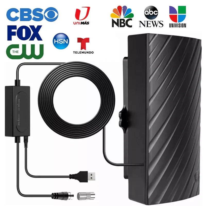 Indoor HDTV Antenna - 600 Mile Long Range 4K