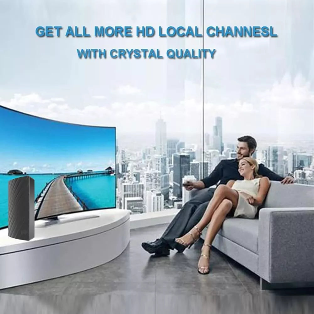 Indoor HDTV Antenna - 600 Mile Long Range 4K