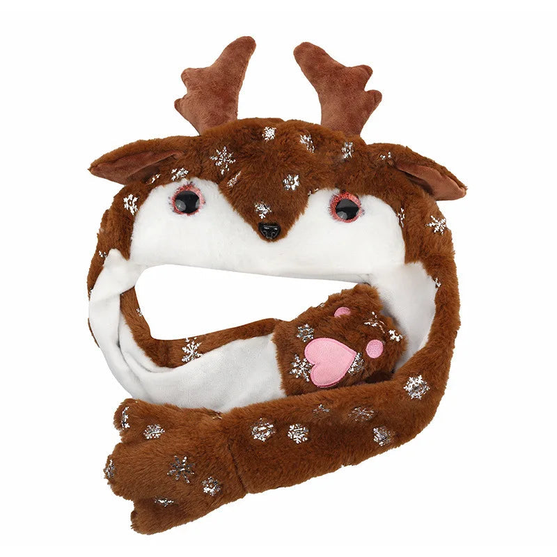 Plush Santa Christmas Hat Party Accessory