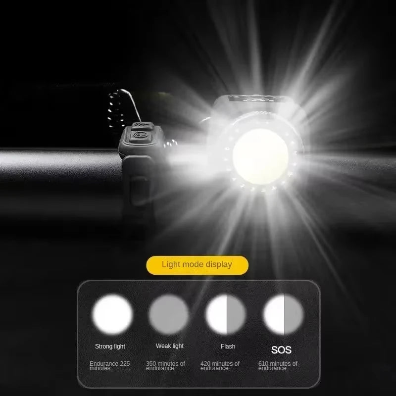 Electric Bike Horn and Front LED Light