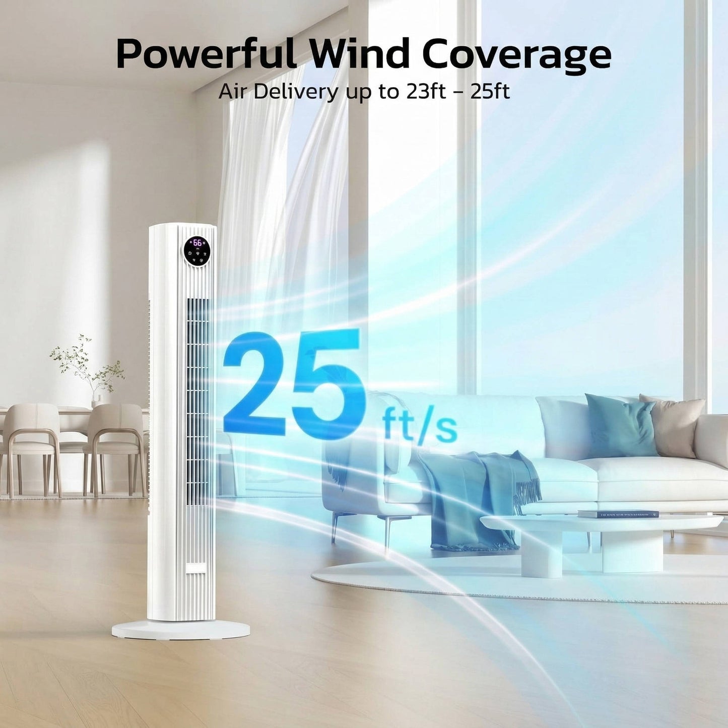 Portable Air Cooler Tower Fan for Bedroom