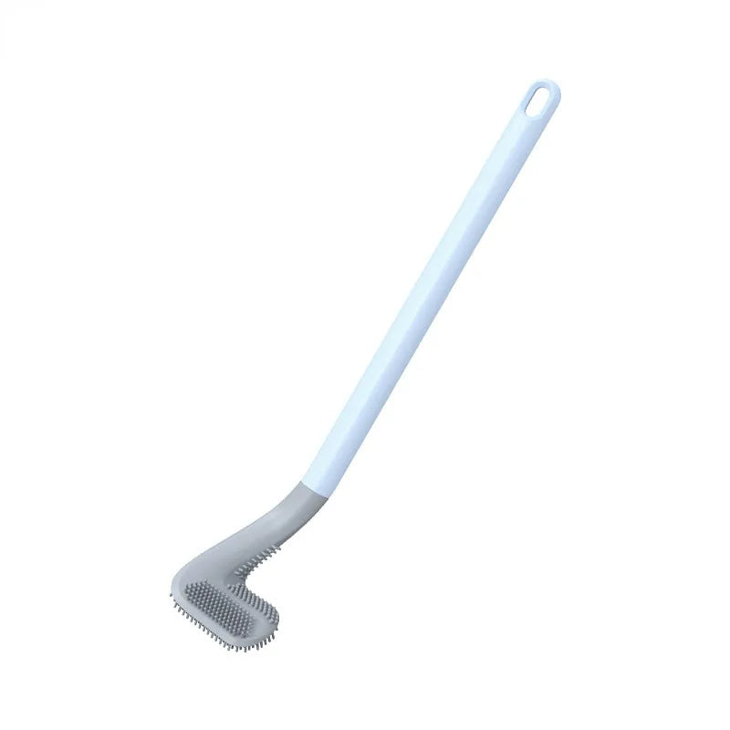 Silicone Toilet Brush with Wall Mount Holder