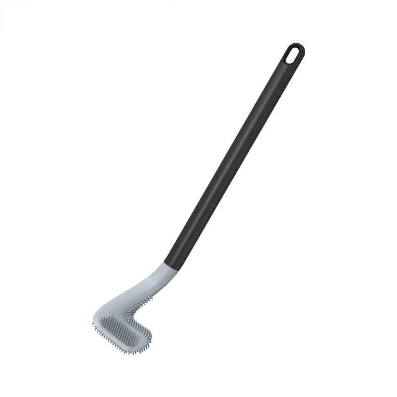 Silicone Toilet Brush with Wall Mount Holder
