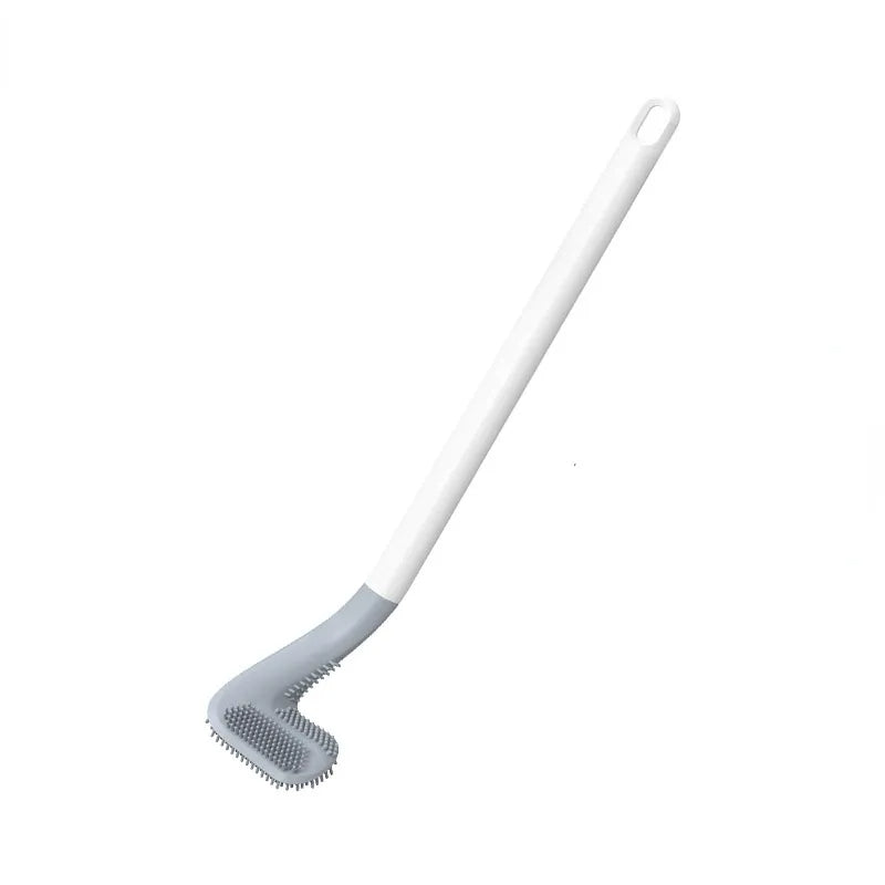 Silicone Toilet Brush with Wall Mount Holder