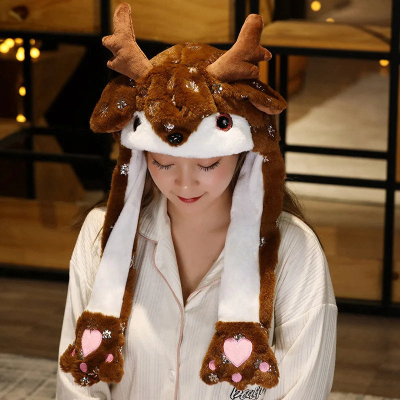 Plush Santa Christmas Hat Party Accessory