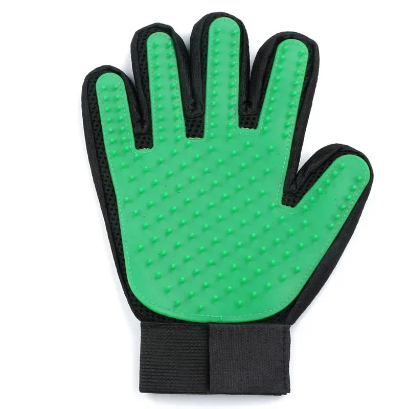 1/10 PCS Pet Silicone Grooming Gloves Effective Hair Remover Comb for Cats Dogs Bath Cleaning and Daily Shedding Control at Home