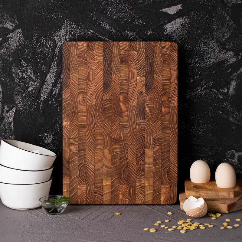 End Grain Wood Cutting Board for Professional Chefs