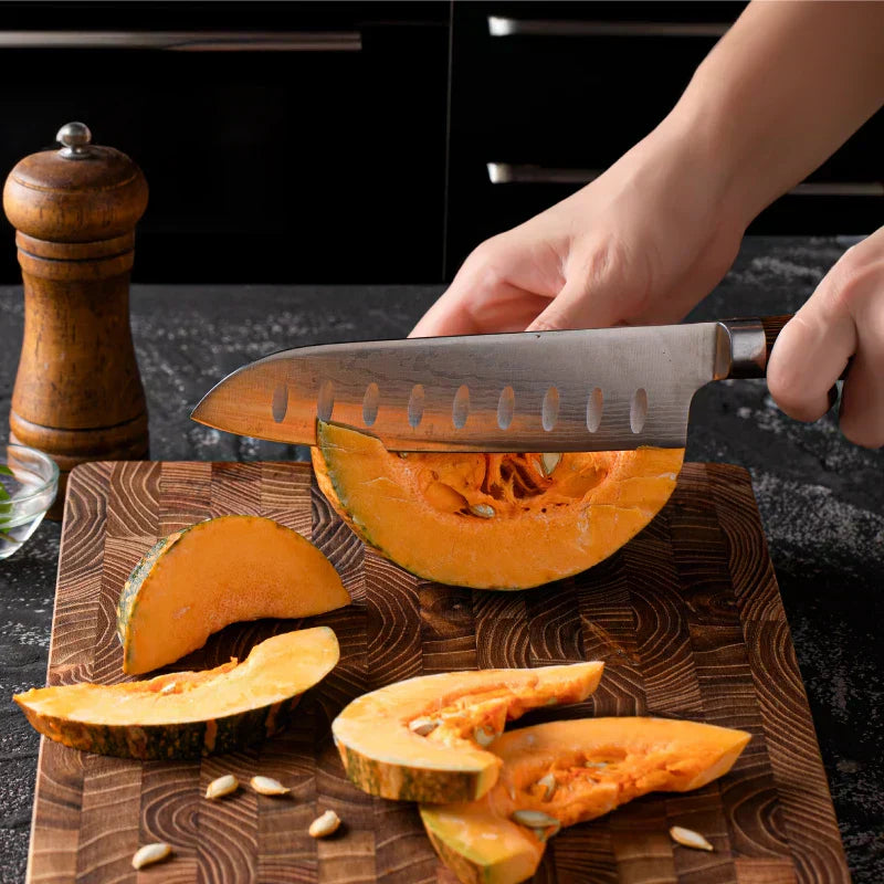 End Grain Wood Cutting Board for Professional Chefs