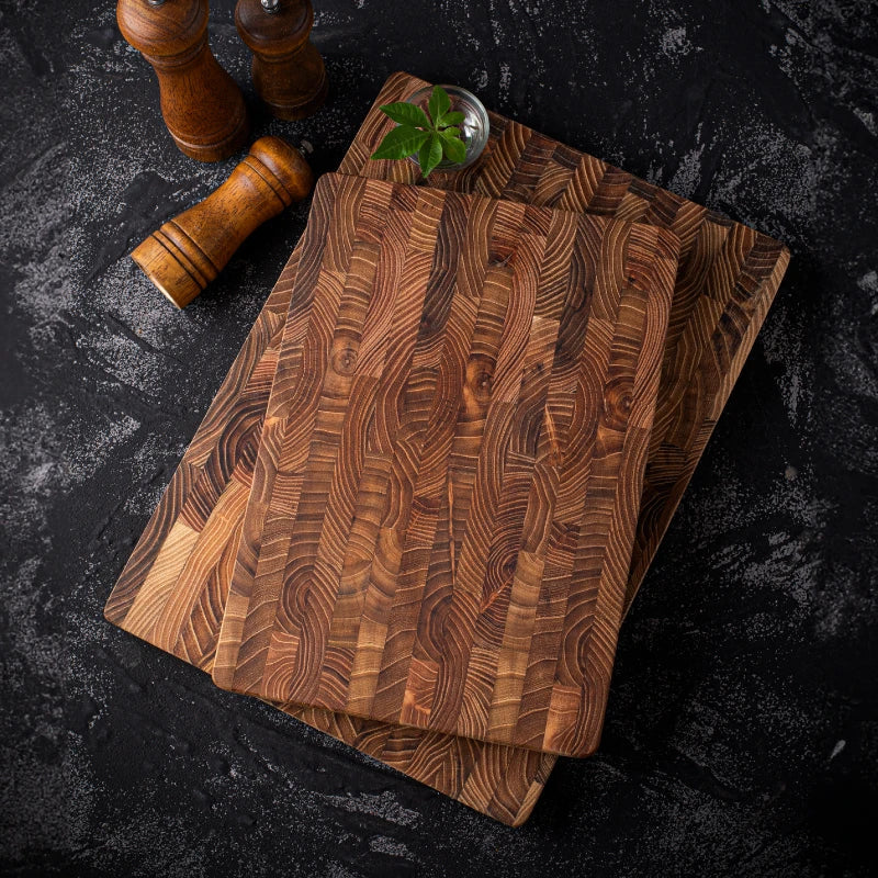 End Grain Wood Cutting Board for Professional Chefs