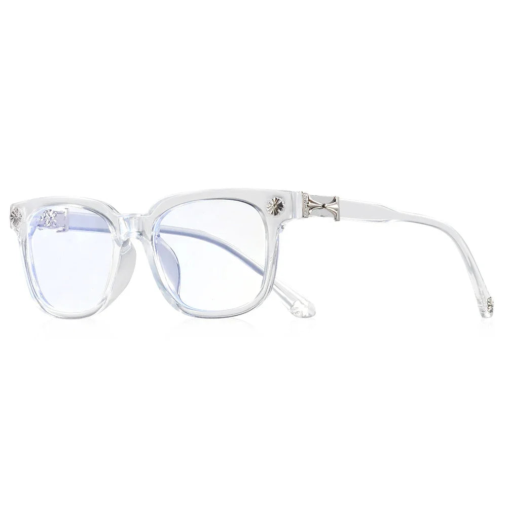 2Pcs Classic Square anti Blue Light Glasses Reading Books Vintage Glasses Women and Men Prescription Glasses Computer Eyeglasses