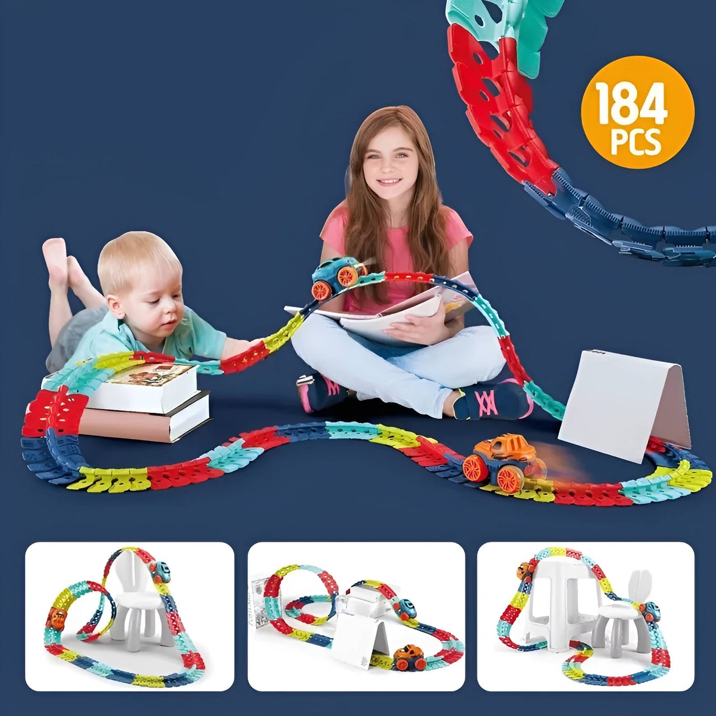 Anti-Gravity Wall Climbing Race Track for Kids