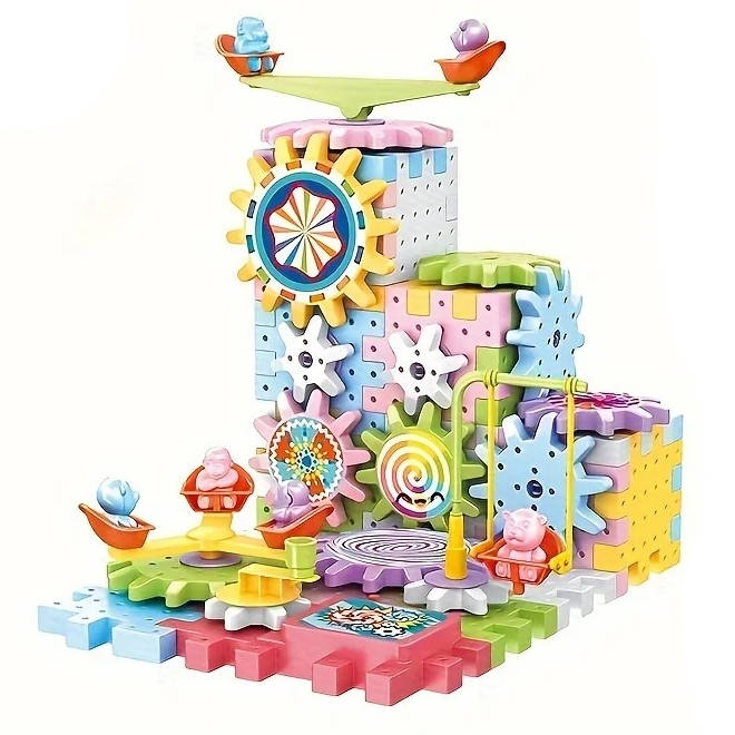 Kids Building Blocks Construction Set 263 Pieces