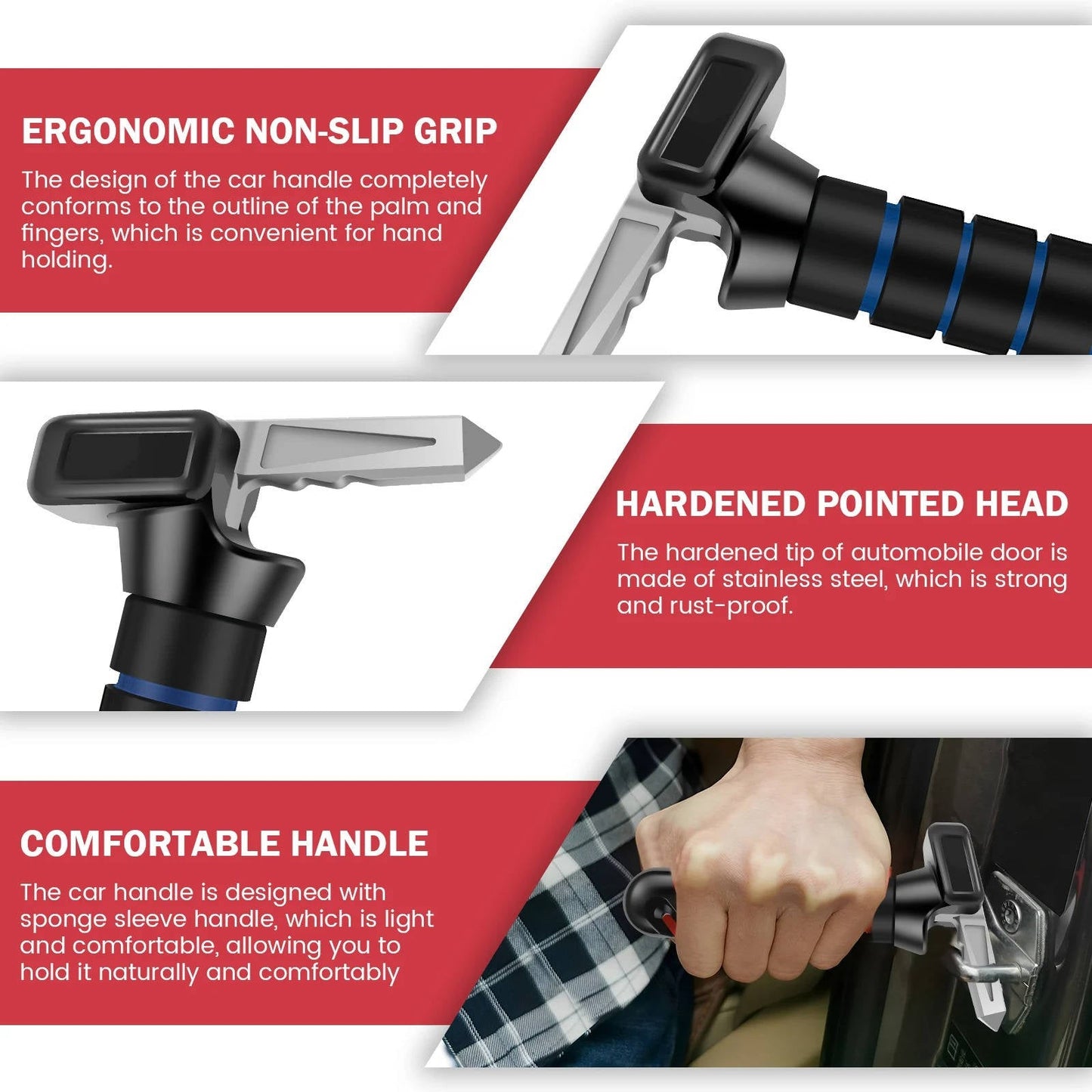 Car Door Assist Handle Elderly Support 2-Pack
