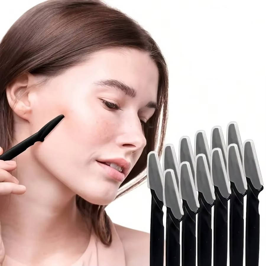 Women's Face Razors Dermaplaning Set 12-Pack