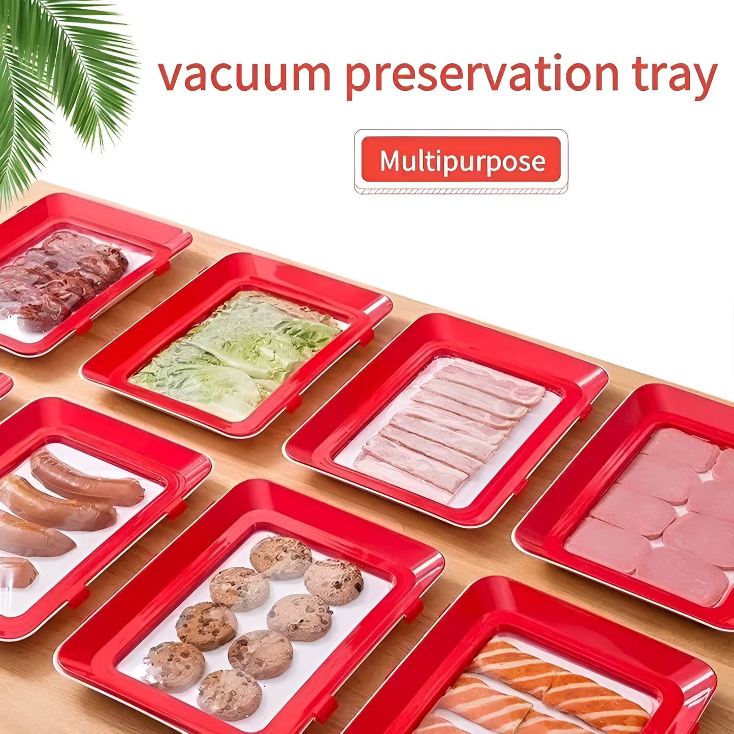 Food Preservation Vacuum Tray Long-Term Storage