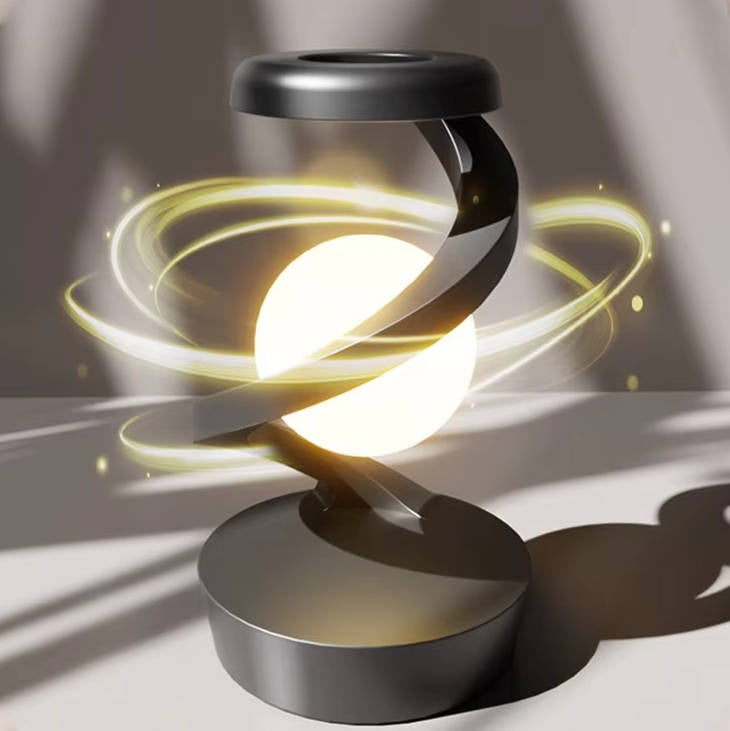 Levitating Moon Lamp Wireless Charging