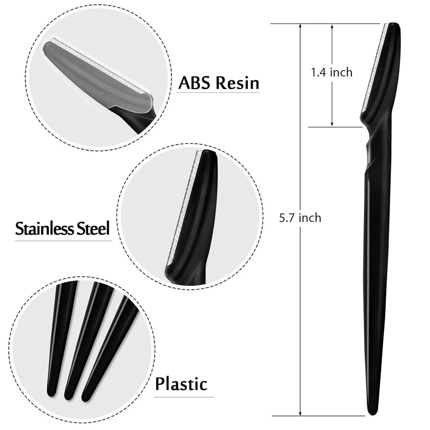Women's Face Razors Dermaplaning Set 12-Pack