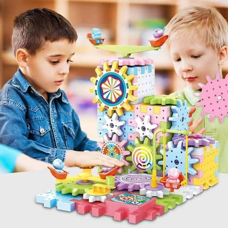 Kids Building Blocks Construction Set 263 Pieces