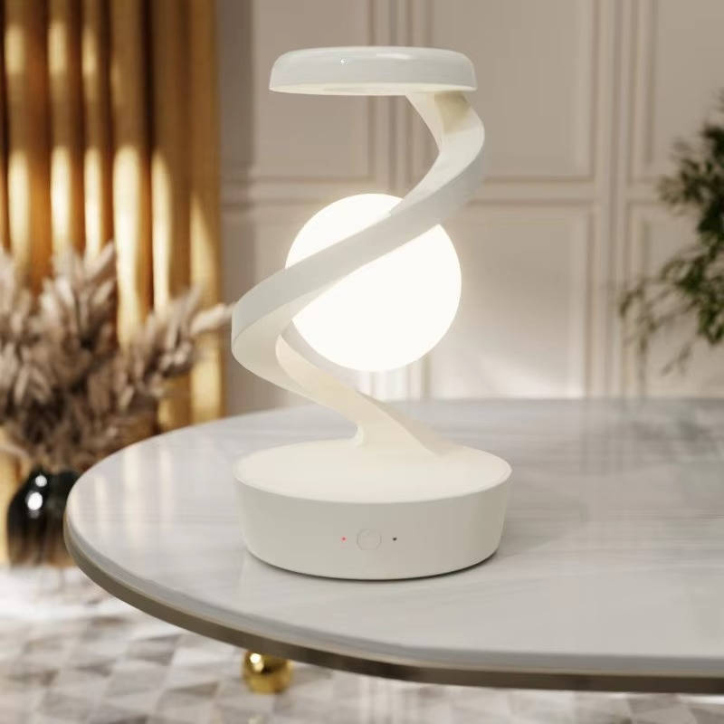 Levitating Moon Lamp Wireless Charging