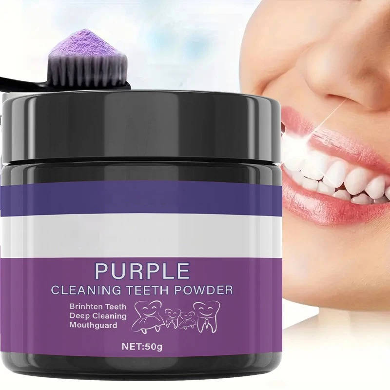 Purple Teeth Whitening Color-Correcting Toothpaste