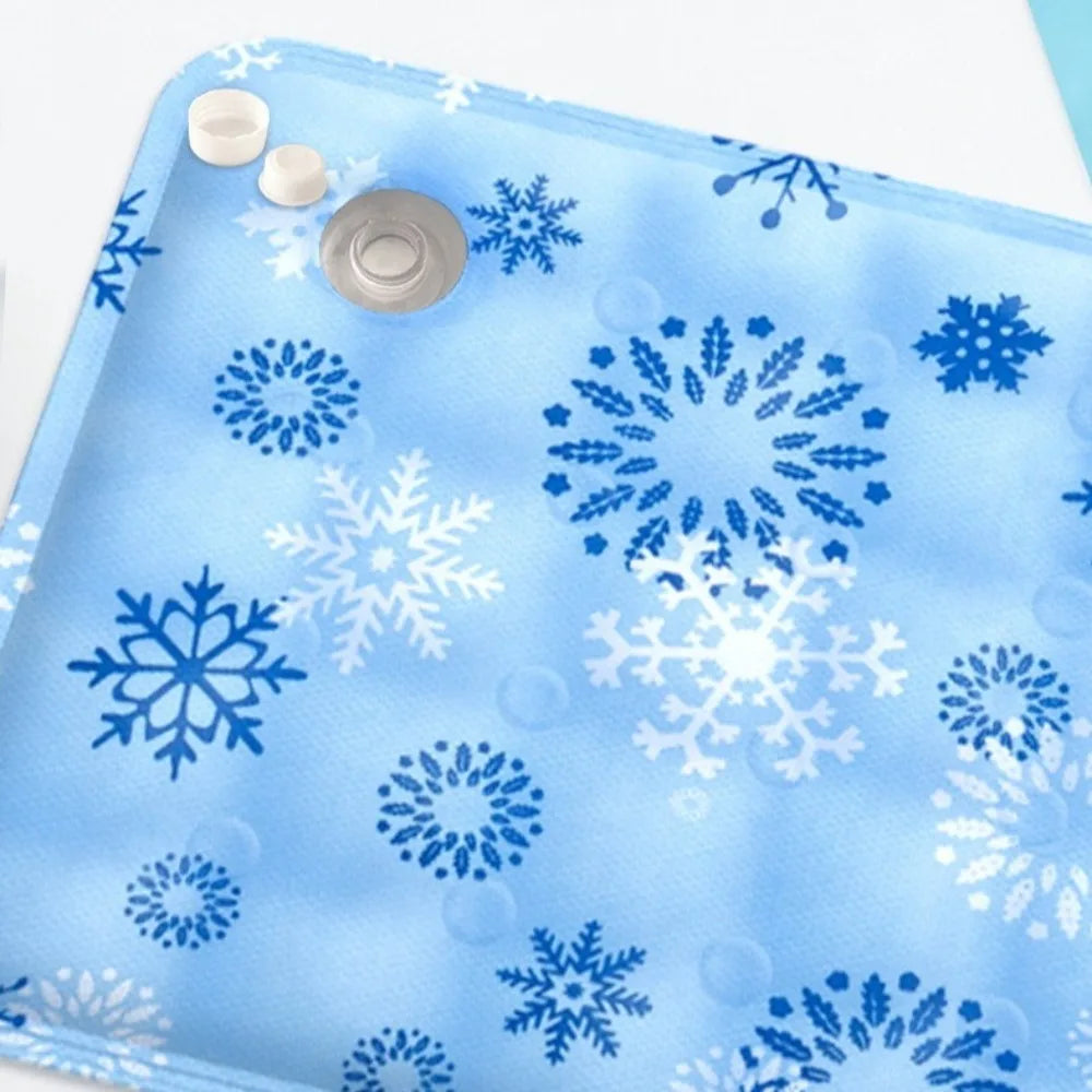 Floor Mat Cool Pet Cooling Mat Ice Gel Self Added Water Dog Cold Bed Mat Portable Durable Pet Ice Cushion for Small Big Dogs