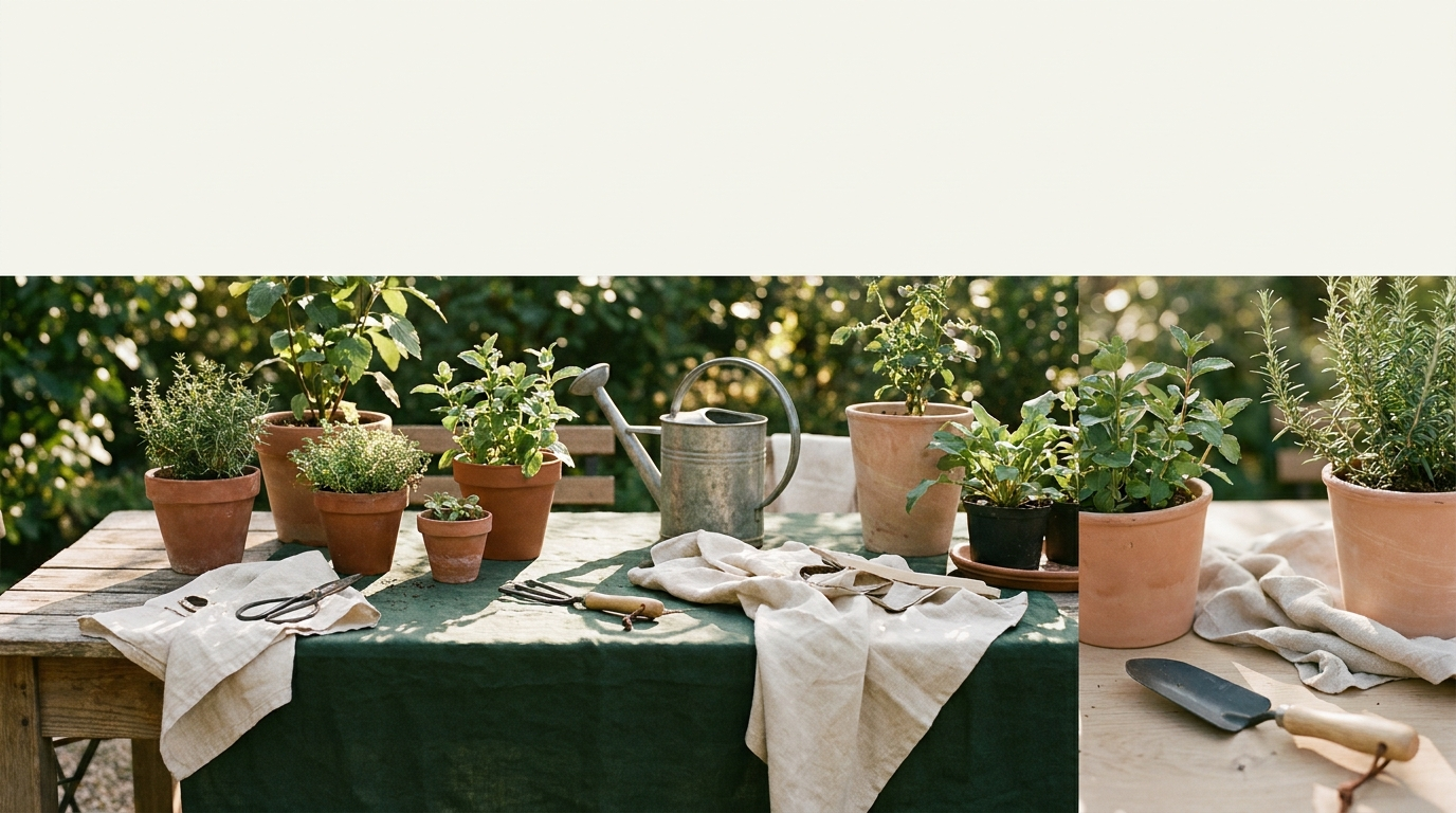 Outdoor and garden lifestyle banner