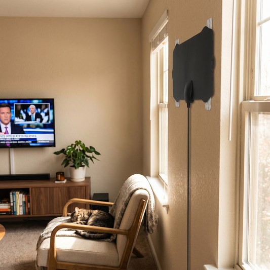 Indoor HDTV Antenna - 50 Mile HD Reception