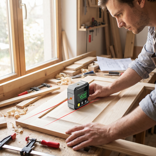 Digital Angle Finder with Laser Level