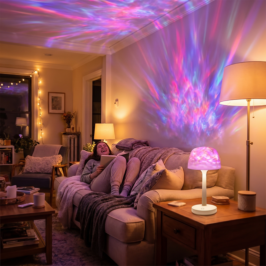 Cordless Room Light Projector Lamp