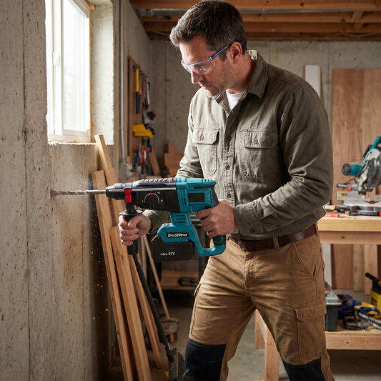 Brushless Cordless Rotary Hammer Drill