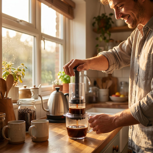 French Press Coffee Maker Brewer