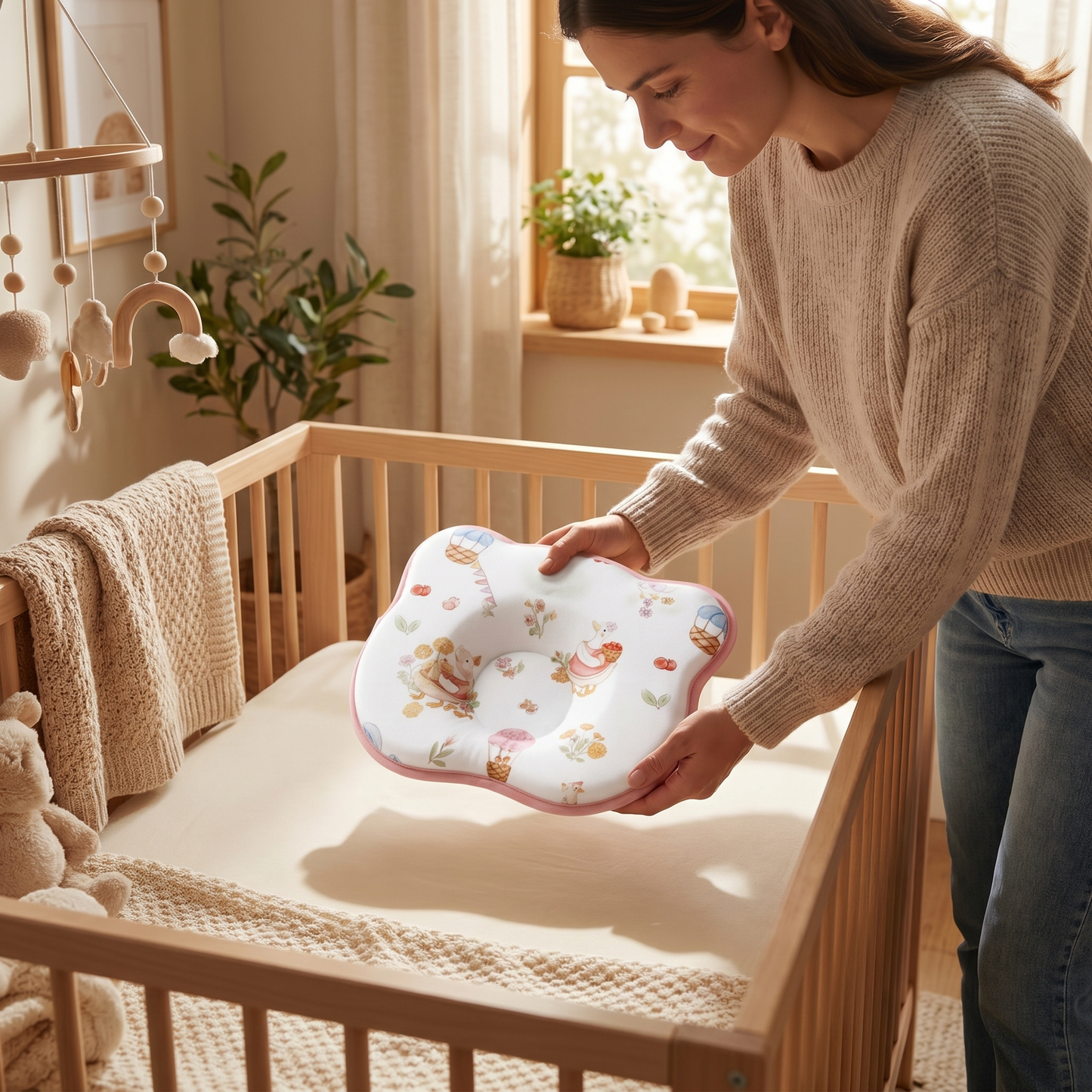 Infant Flat Head Prevention Pillow Baby
