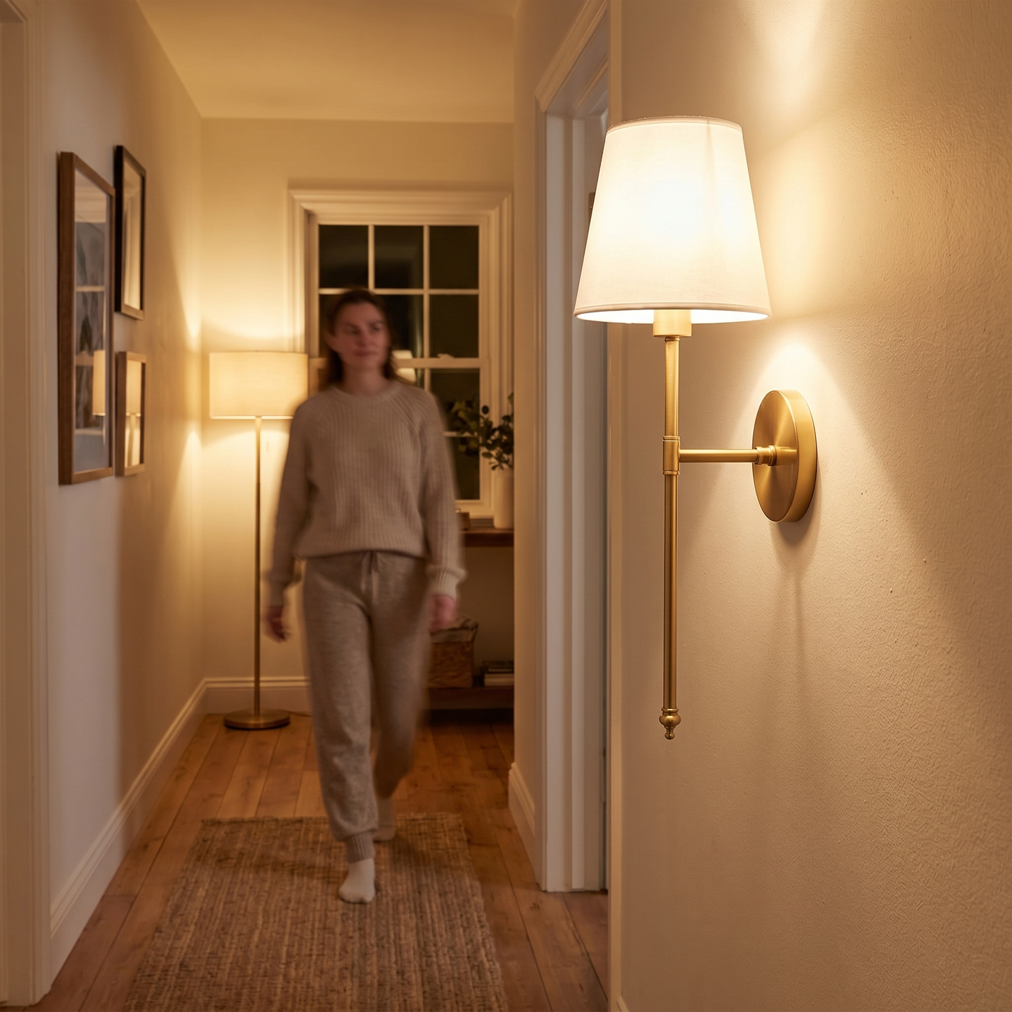 Battery Operated Wall Sconce Light Wireless