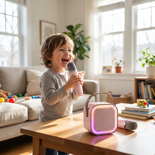 Kids Karaoke Machine Microphone Speaker
