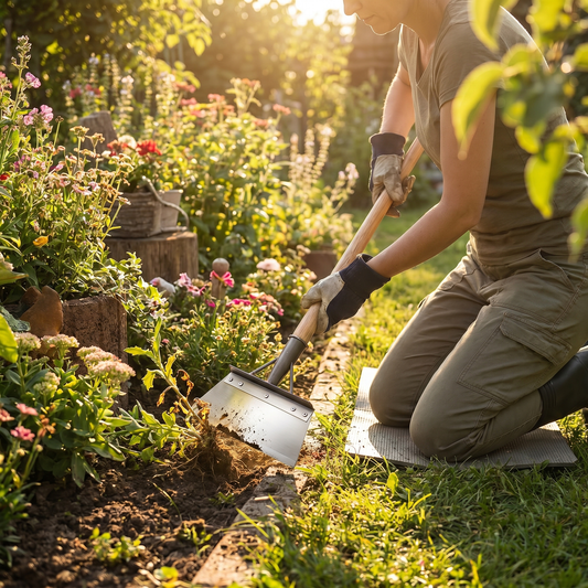 Ergonomic Garden Weeder and Scraper Tool