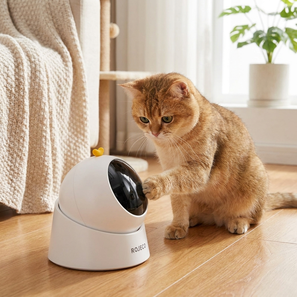 Automatic Cat Laser Toy — Interactive Electric Rotating Pointer