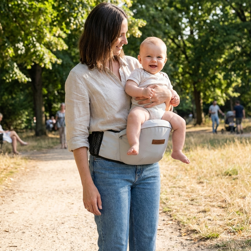 Baby Carrier Hip Seat — Ergonomic Waist Stool Infant Sling
