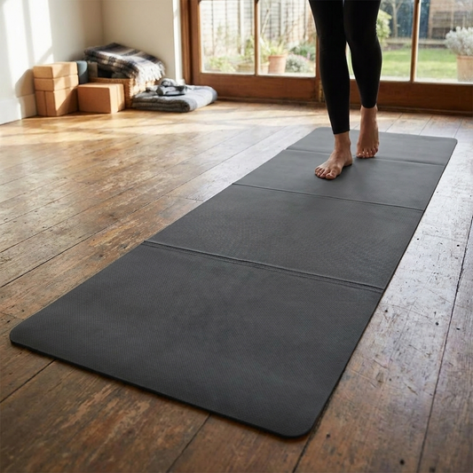 Foldable EVA Yoga Mat — Eco Travel Fitness Mat, Non-Slip