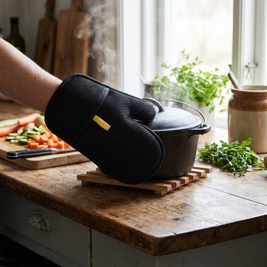 Pet Deshedding Gloves — Electrostatic Fur Removal Grooming Mitt