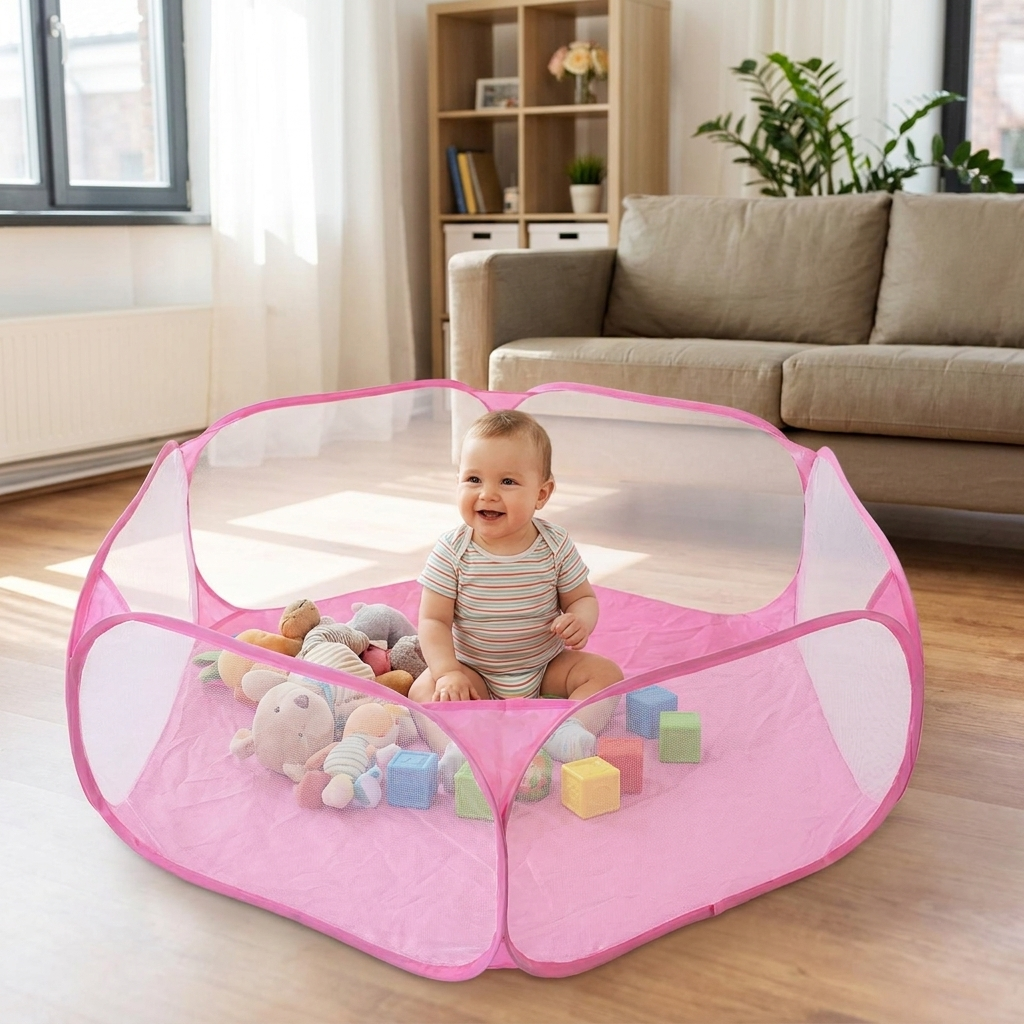 Baby Beach Tent — UPF 50+ Sun Shelter with Splash Pool Base