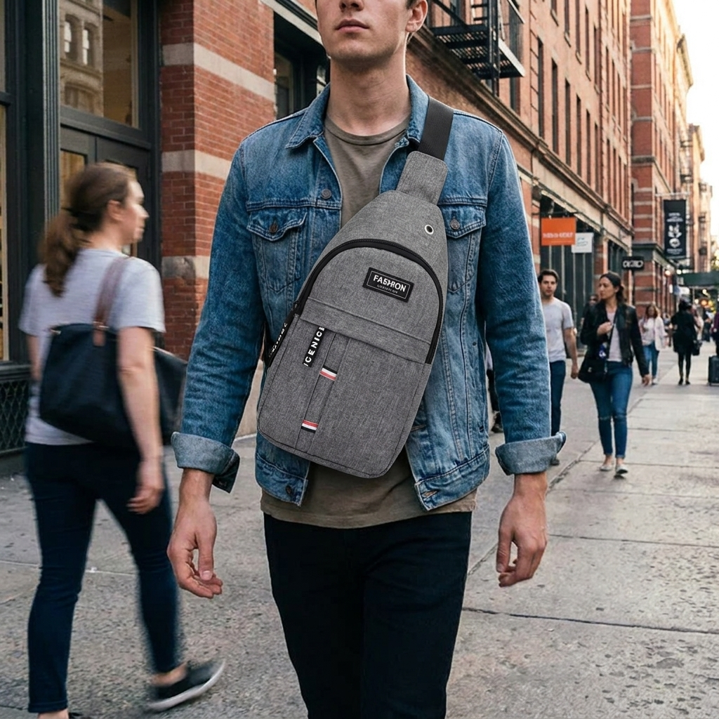 Waterproof Fanny Pack — Multi-Pocket Travel Belt Bag