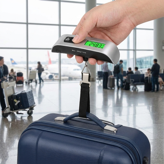 Digital Luggage Scale 110lb — Portable Hanging Travel Scale