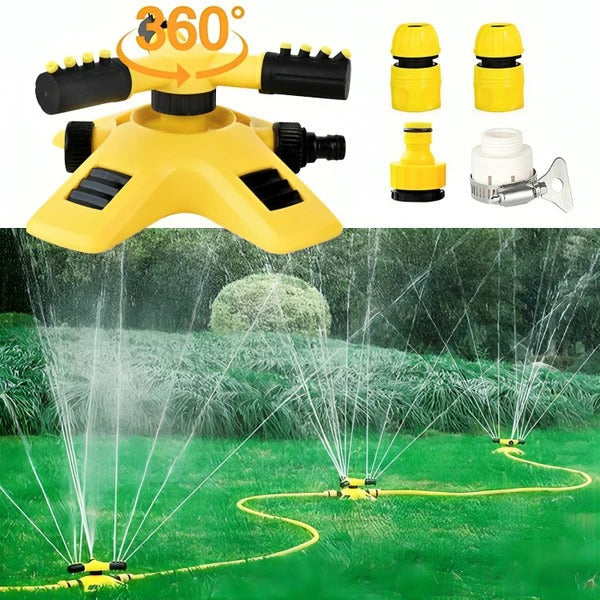 360° Rotating Lawn Sprinkler Garden Irrigation