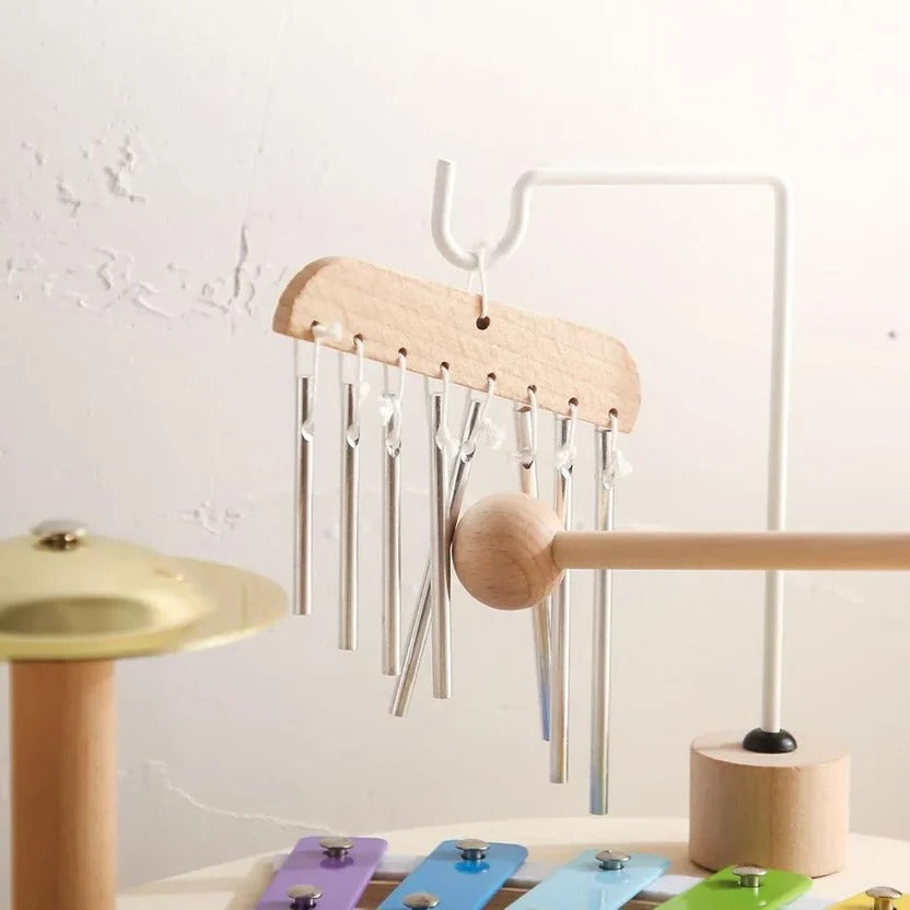 Montessori Wooden Drum Kit for Toddlers
